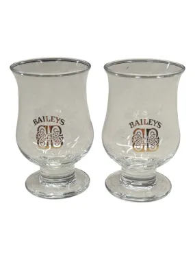 2 Baileys liqueur Shot Glasses