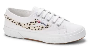 2953 Cotu White Ponyhair Dalmation Sneaker