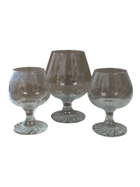 3- Snifter Glasses