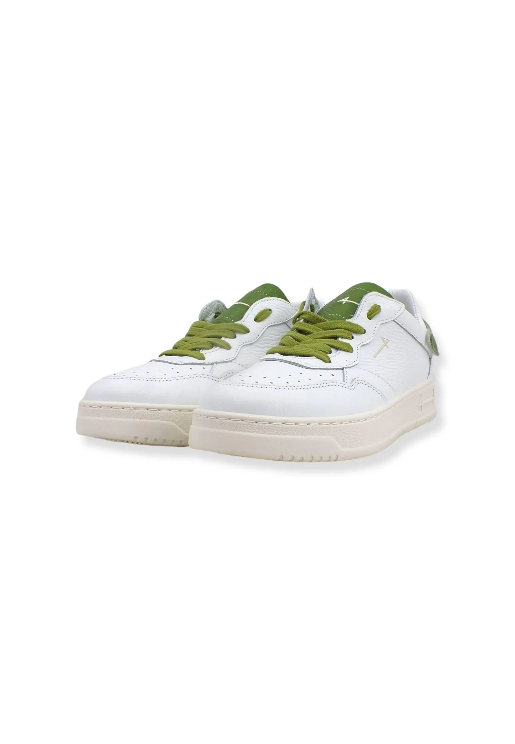 4LINE Fourline Sneaker Low Max Bianco Verde Pistacchio X08