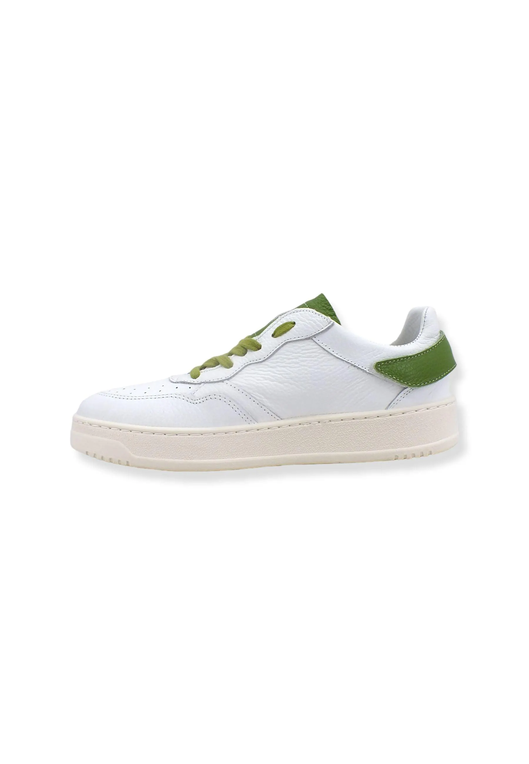 4LINE Fourline Sneaker Low Max Bianco Verde Pistacchio X08