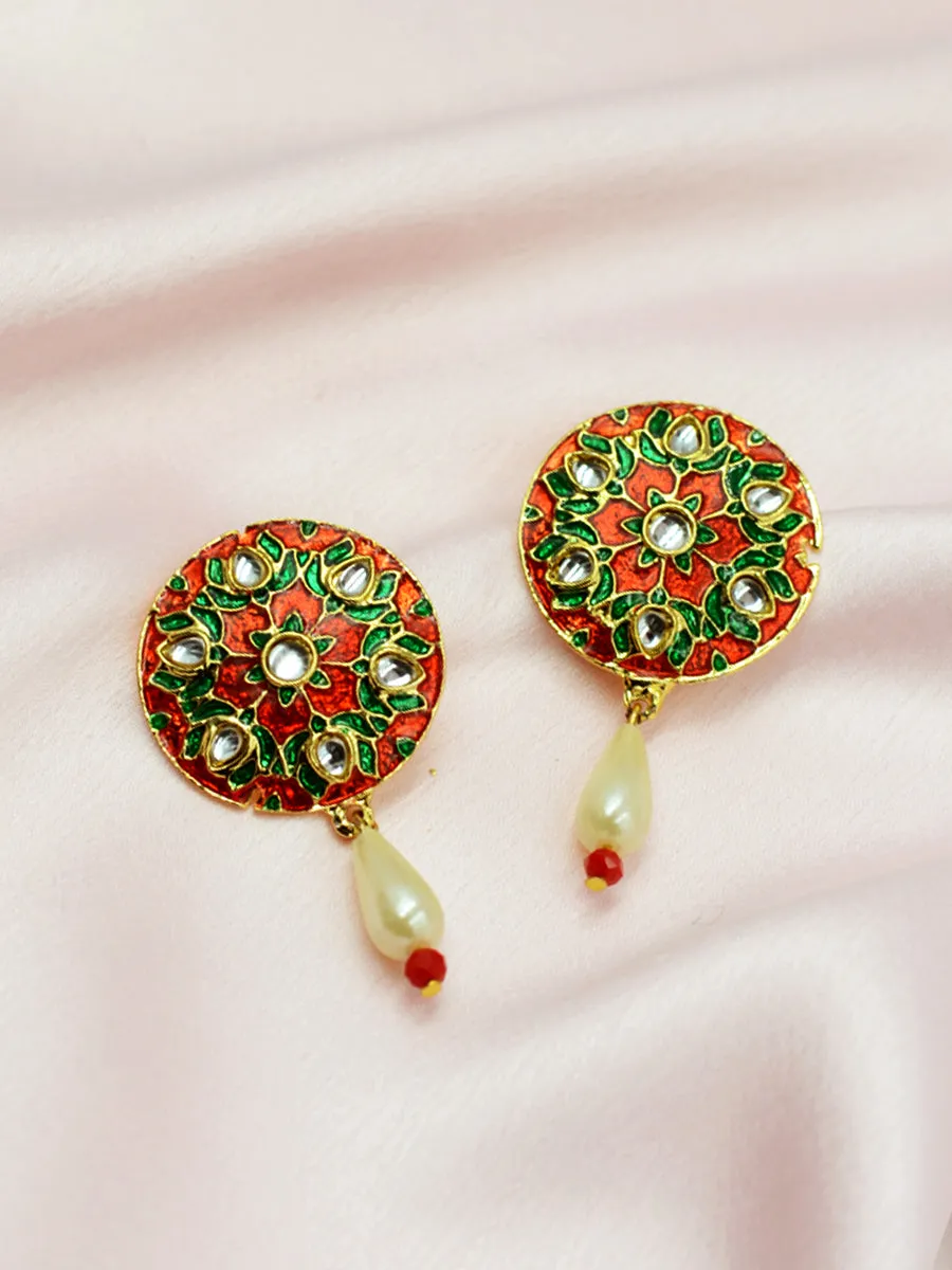 Advika Meenakari Earrings