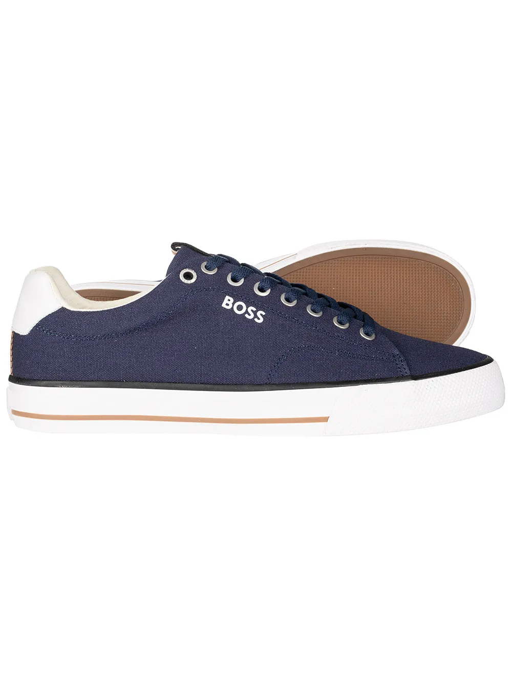 Aiden Tennis Lace Up Sneaker Navy