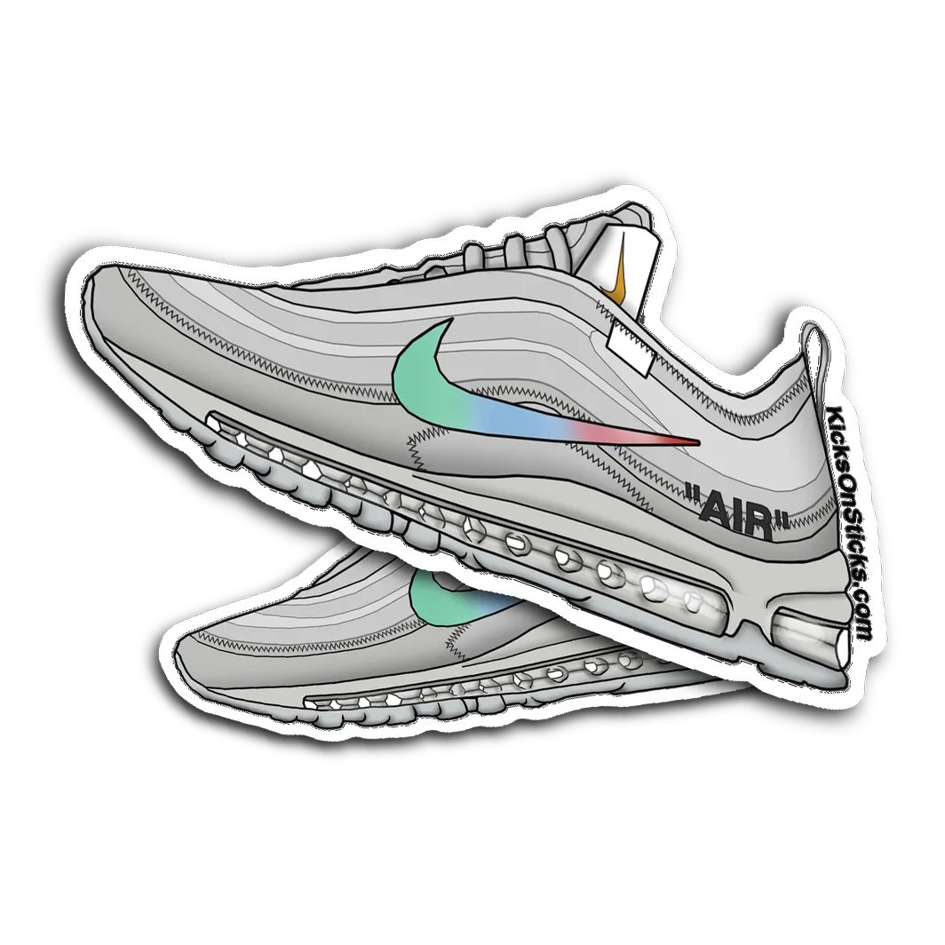 Air Max 97 Off-White "Menta" Sneaker Sticker