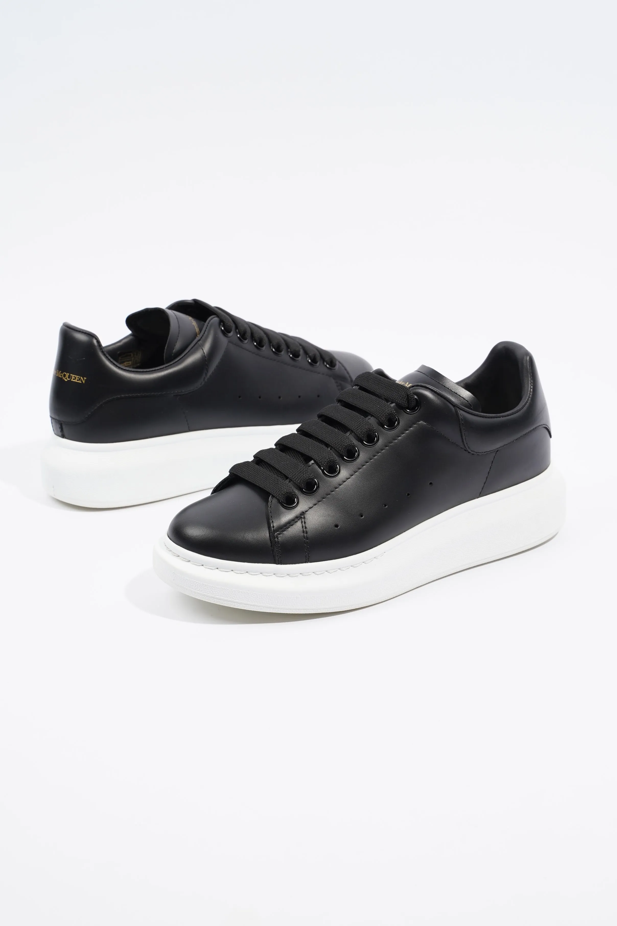 Alexander McQueen Oversized Sneaker Black Leather EU 39 / UK 6