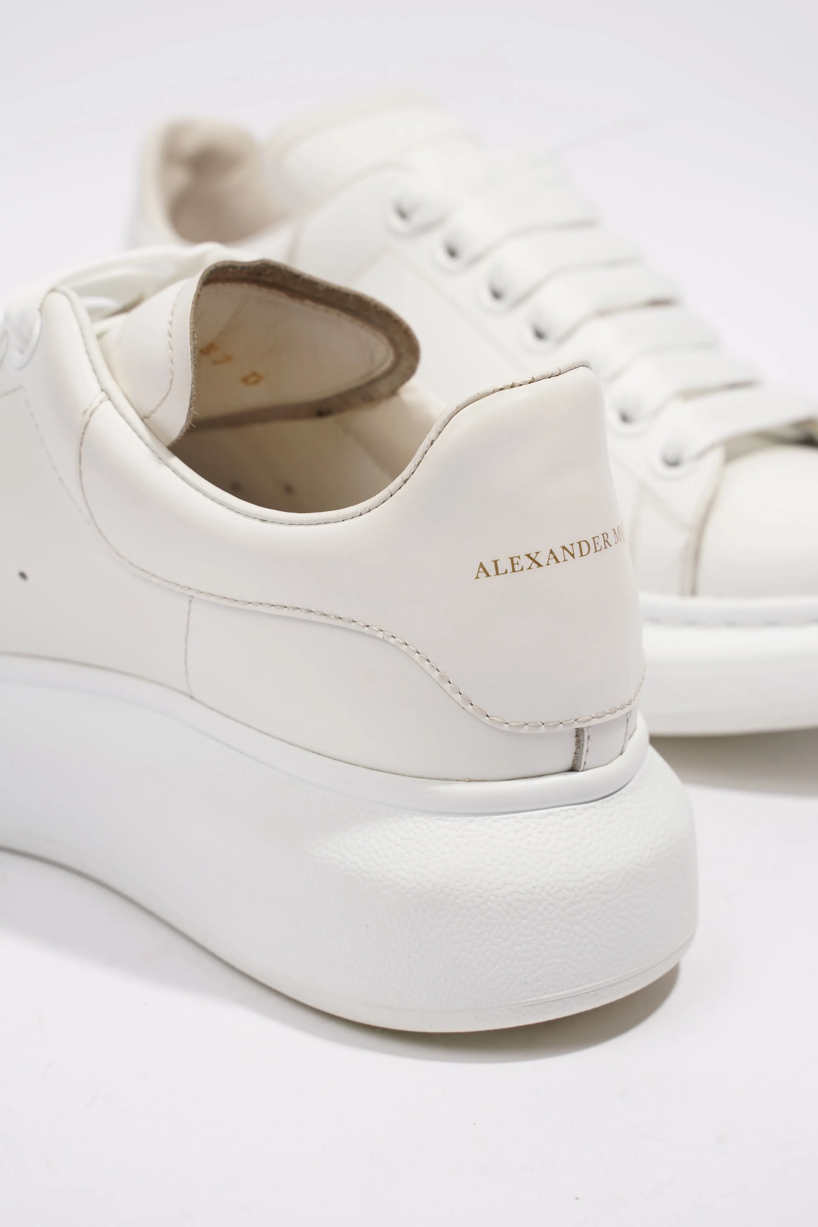 Alexander McQueen Oversized Sneaker White Leather EU 37 UK 4