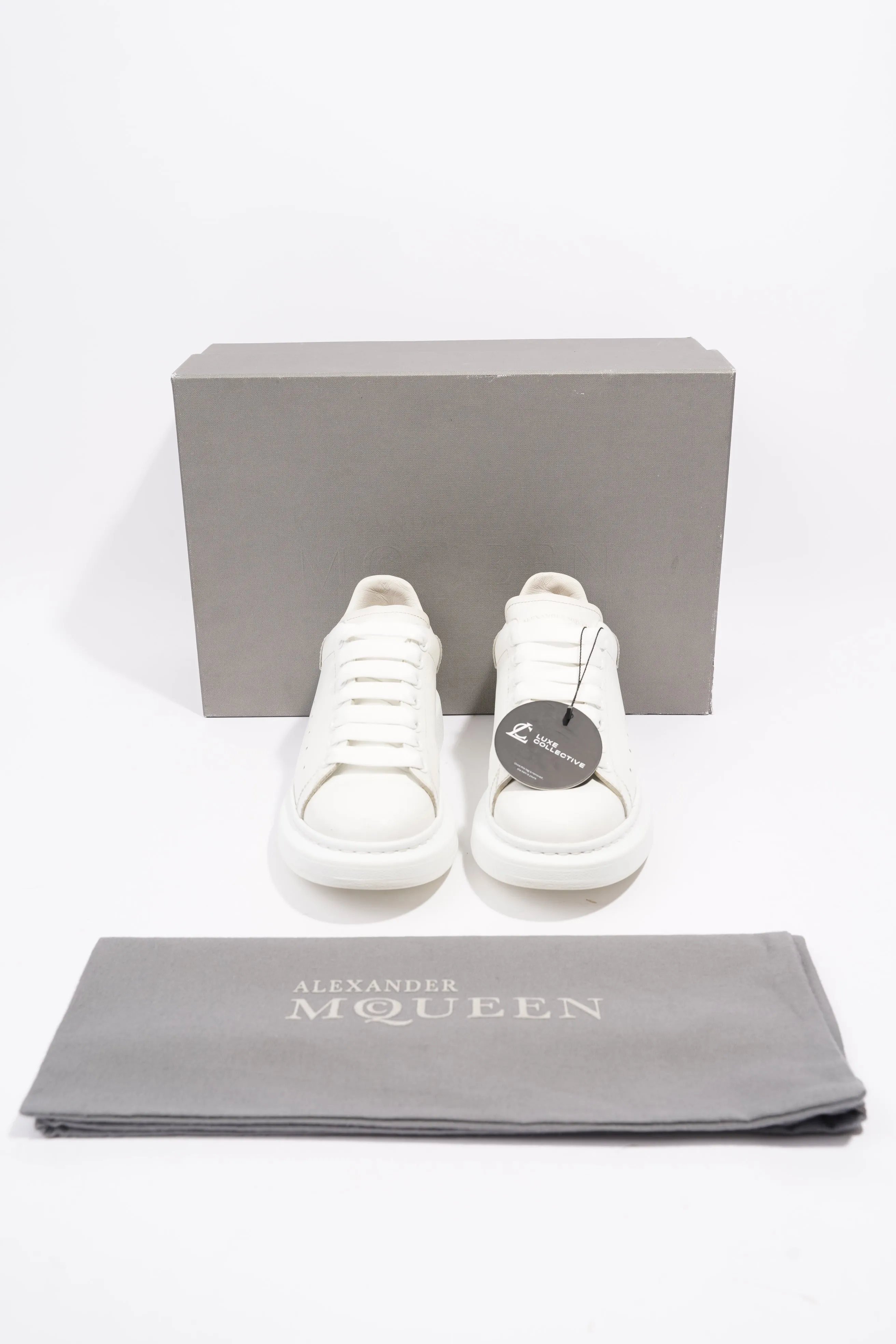 Alexander McQueen Oversized Sneaker White Leather EU 37 UK 4