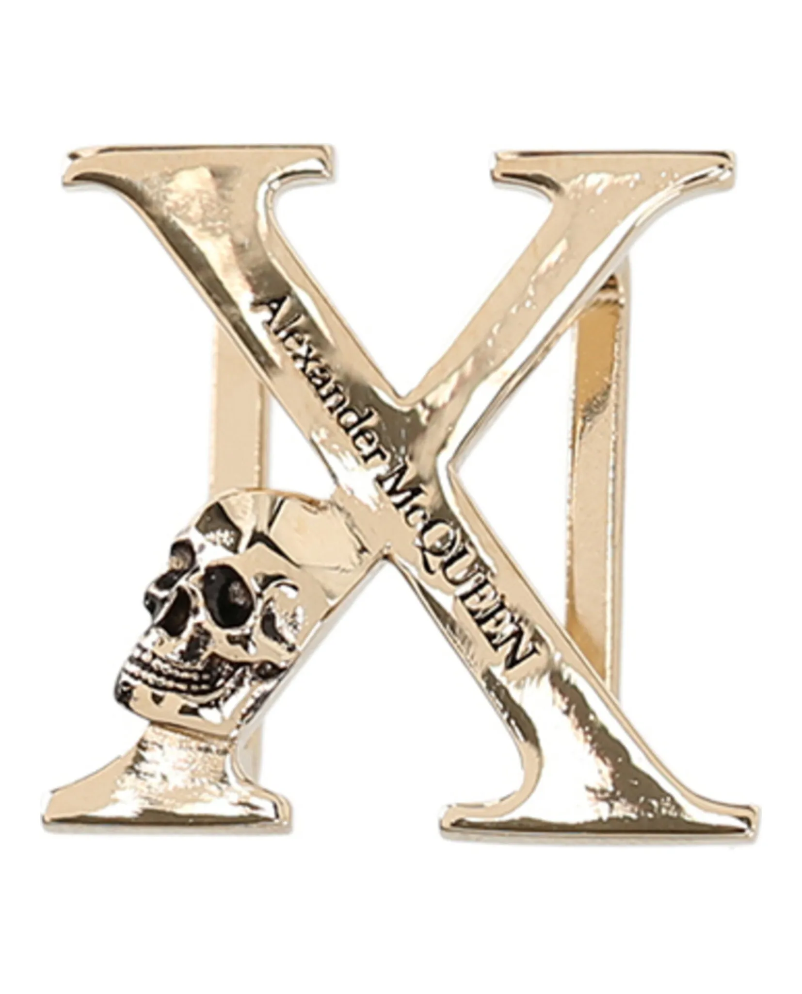 Alexander McQueen Womens Letter "X" Sneaker Charm