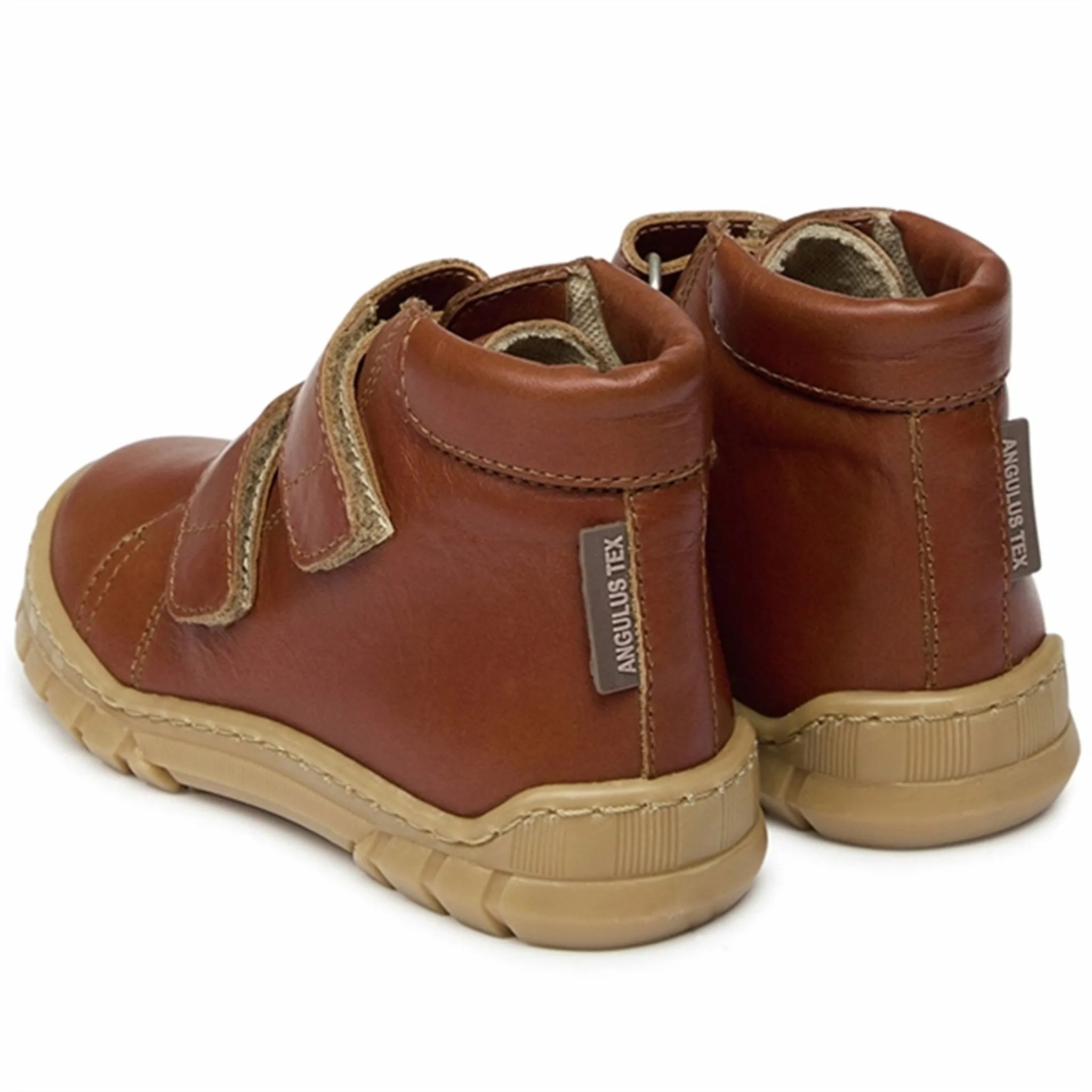 Angulus Basic Beginner Tex Sneaker with Velcro Cognac Basic