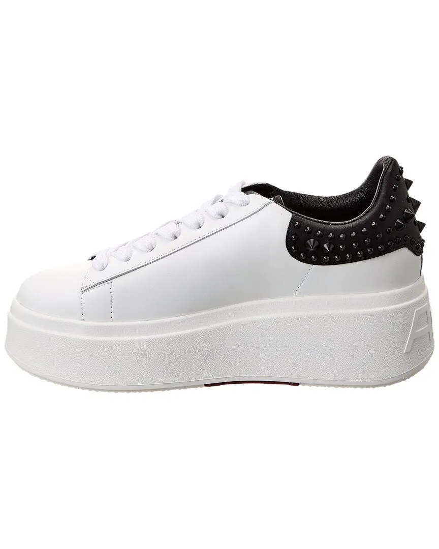 Ash Move Studded Leather Platform Sneaker