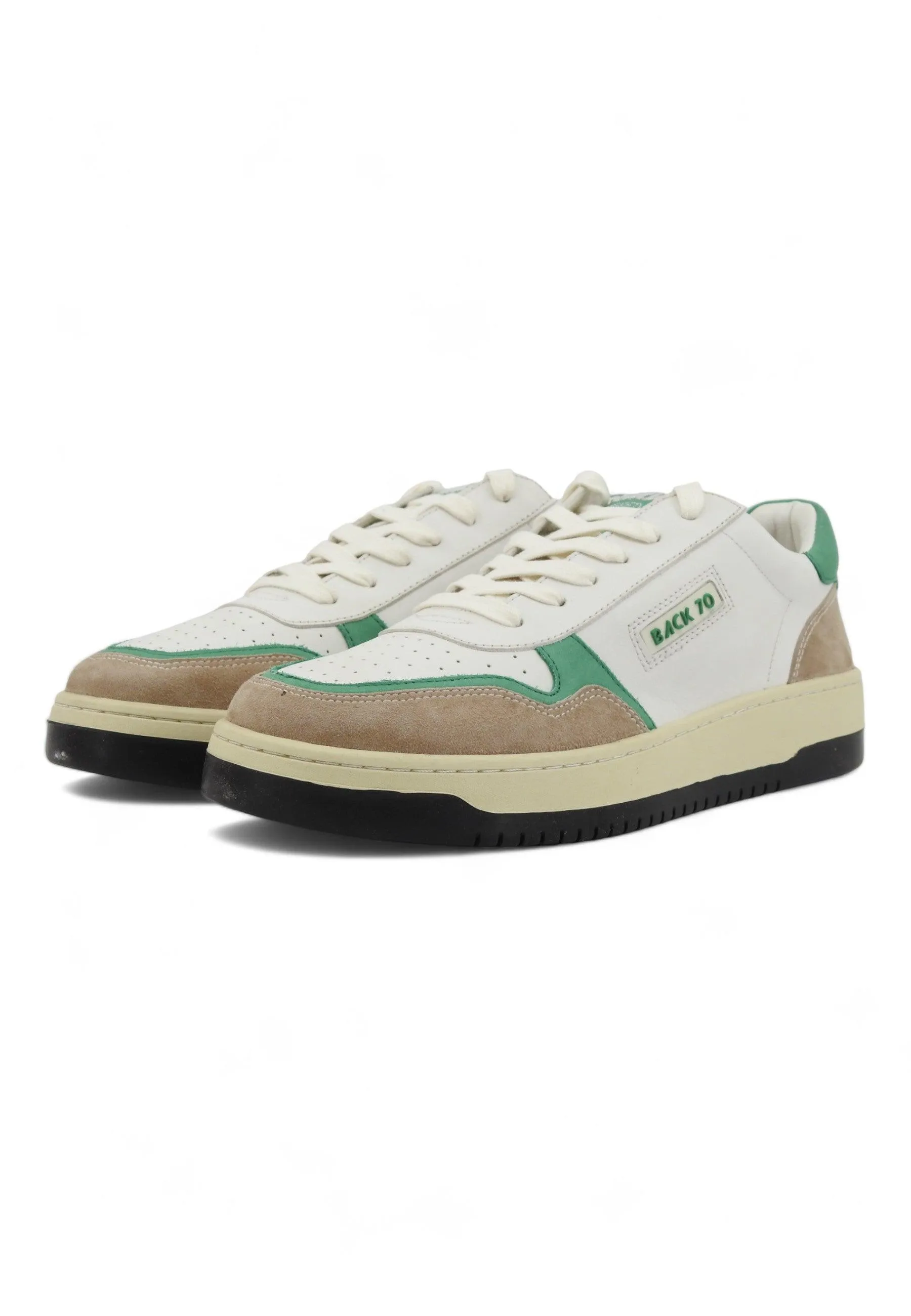 BACK70 Lover Sneaker Uomo Savana Pino Bianco 108002-000401