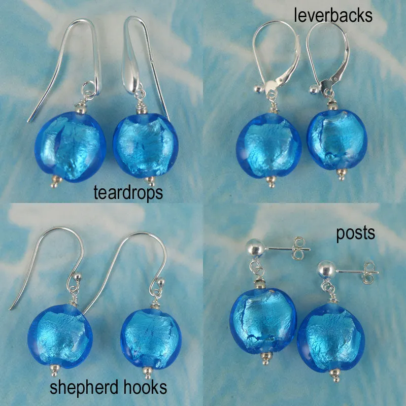 bahama blue earrings