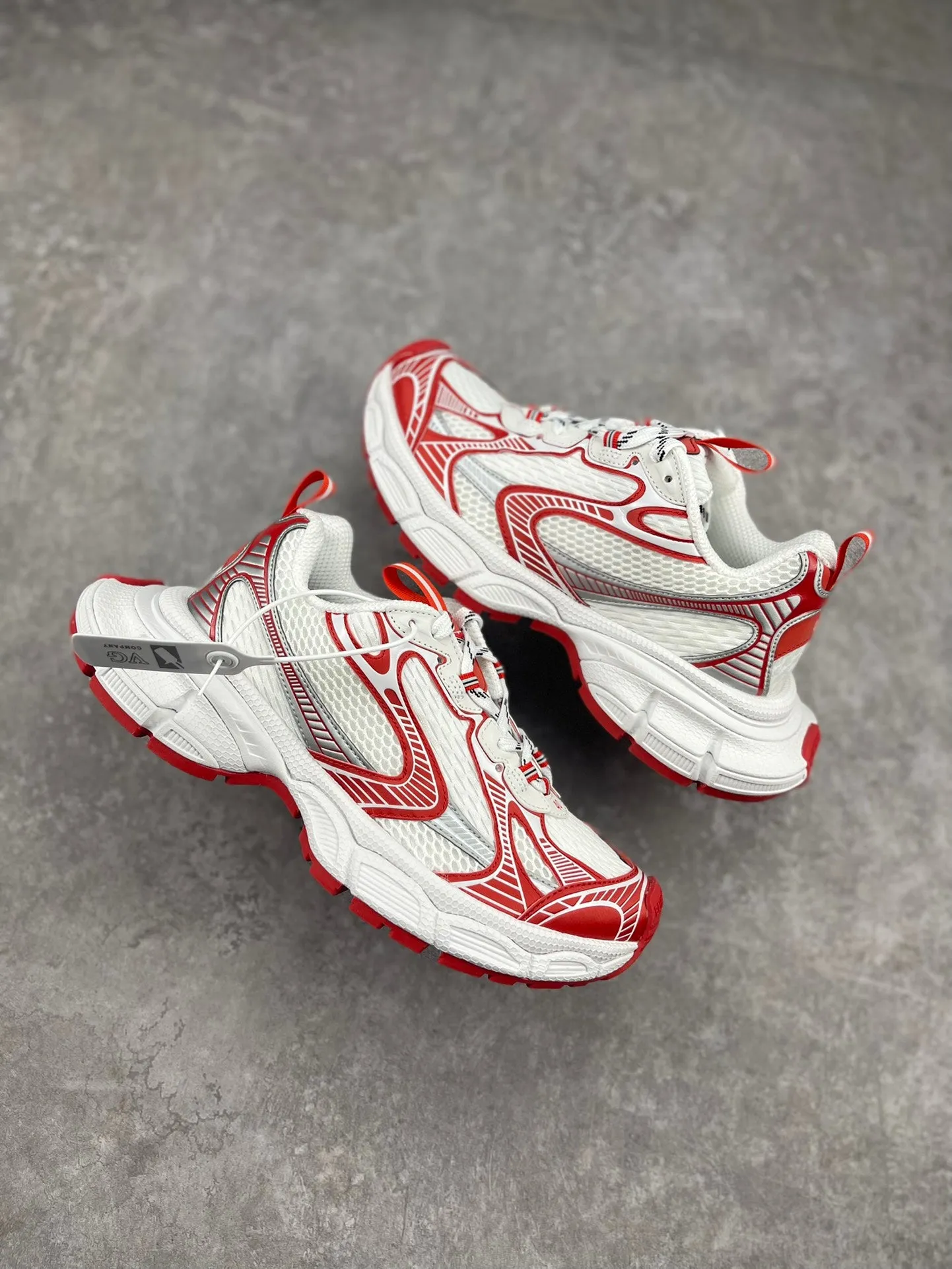 Balenciaga Wmns 3XL Sneaker 'Worn-Out - White Red'