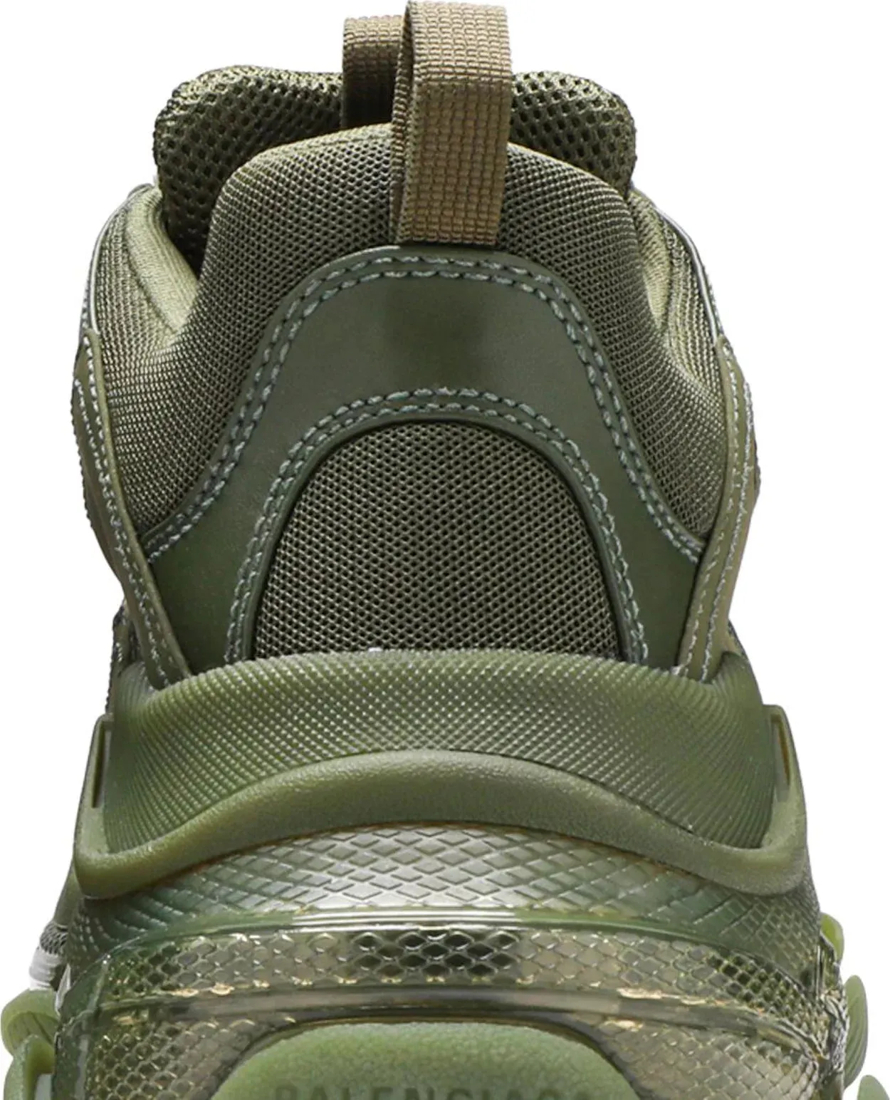 Balenciaga Wmns Triple S Sneaker 'Clear Sole - Green'