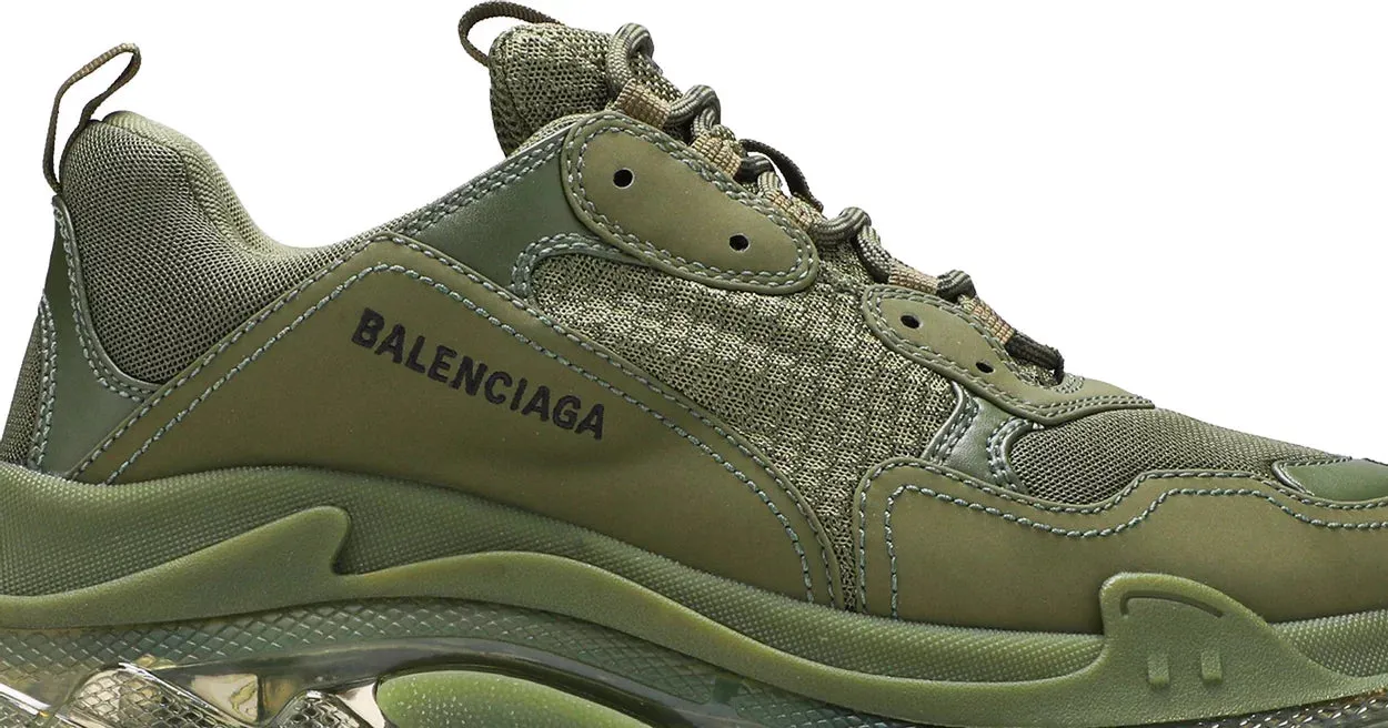 Balenciaga Wmns Triple S Sneaker 'Clear Sole - Green'