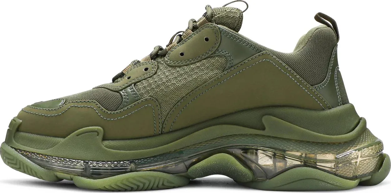 Balenciaga Wmns Triple S Sneaker 'Clear Sole - Green'