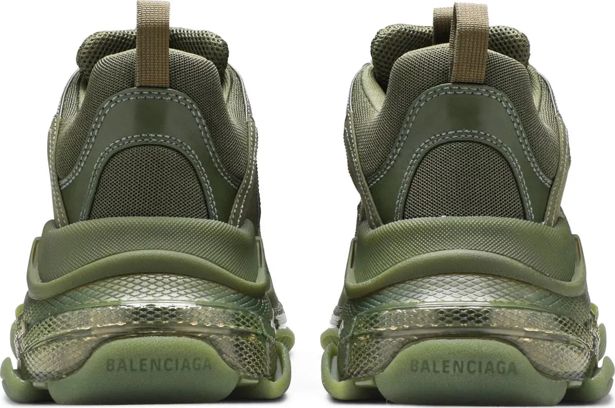 Balenciaga Wmns Triple S Sneaker 'Clear Sole - Green'