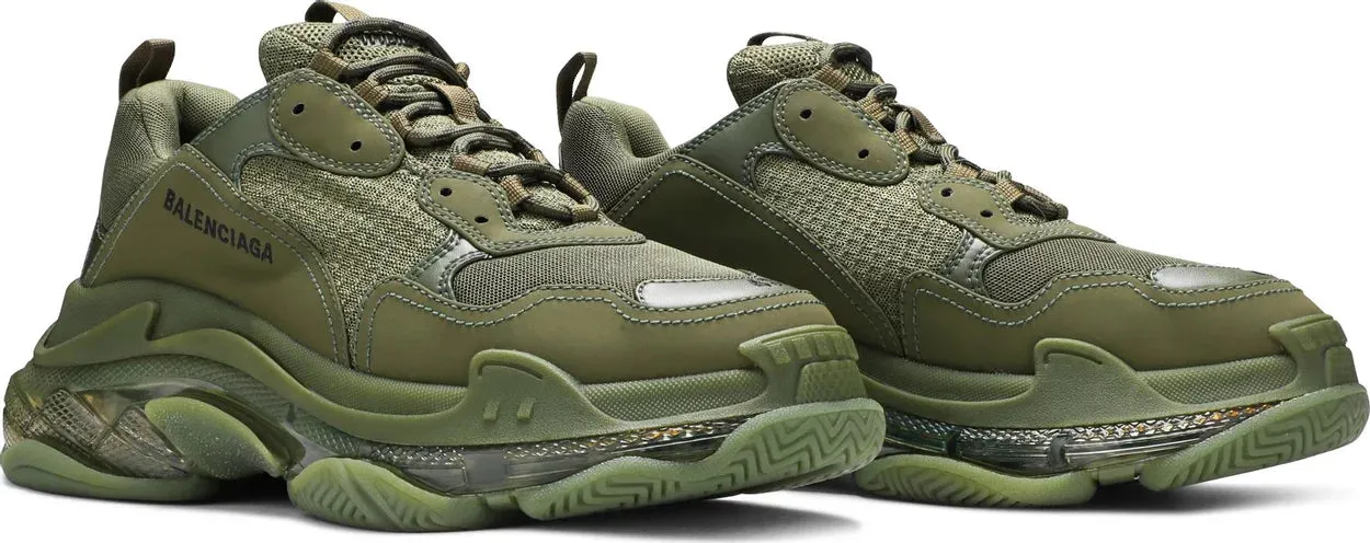 Balenciaga Wmns Triple S Sneaker 'Clear Sole - Green'