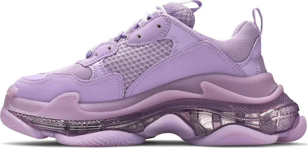 Balenciaga Wmns Triple S Sneaker 'Clear Sole - Light Lilac'