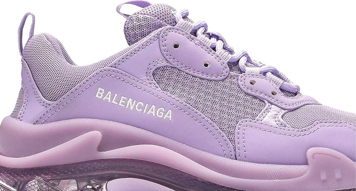 Balenciaga Wmns Triple S Sneaker 'Clear Sole - Light Lilac'