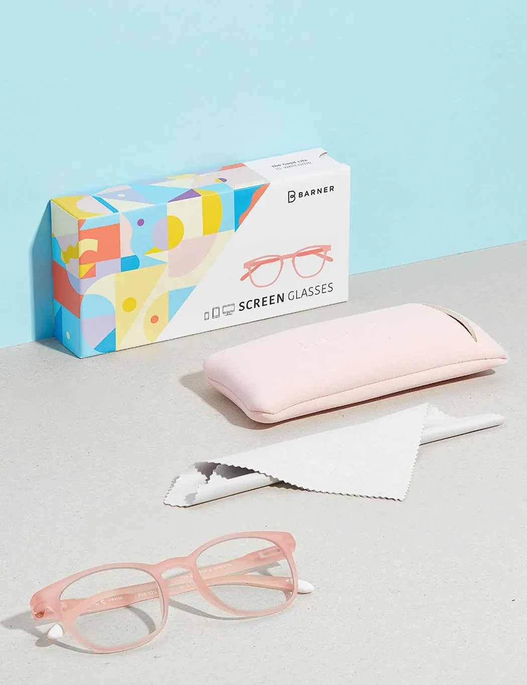 Barner Dalston Blue Light Computer Glasses - Dusty Pink