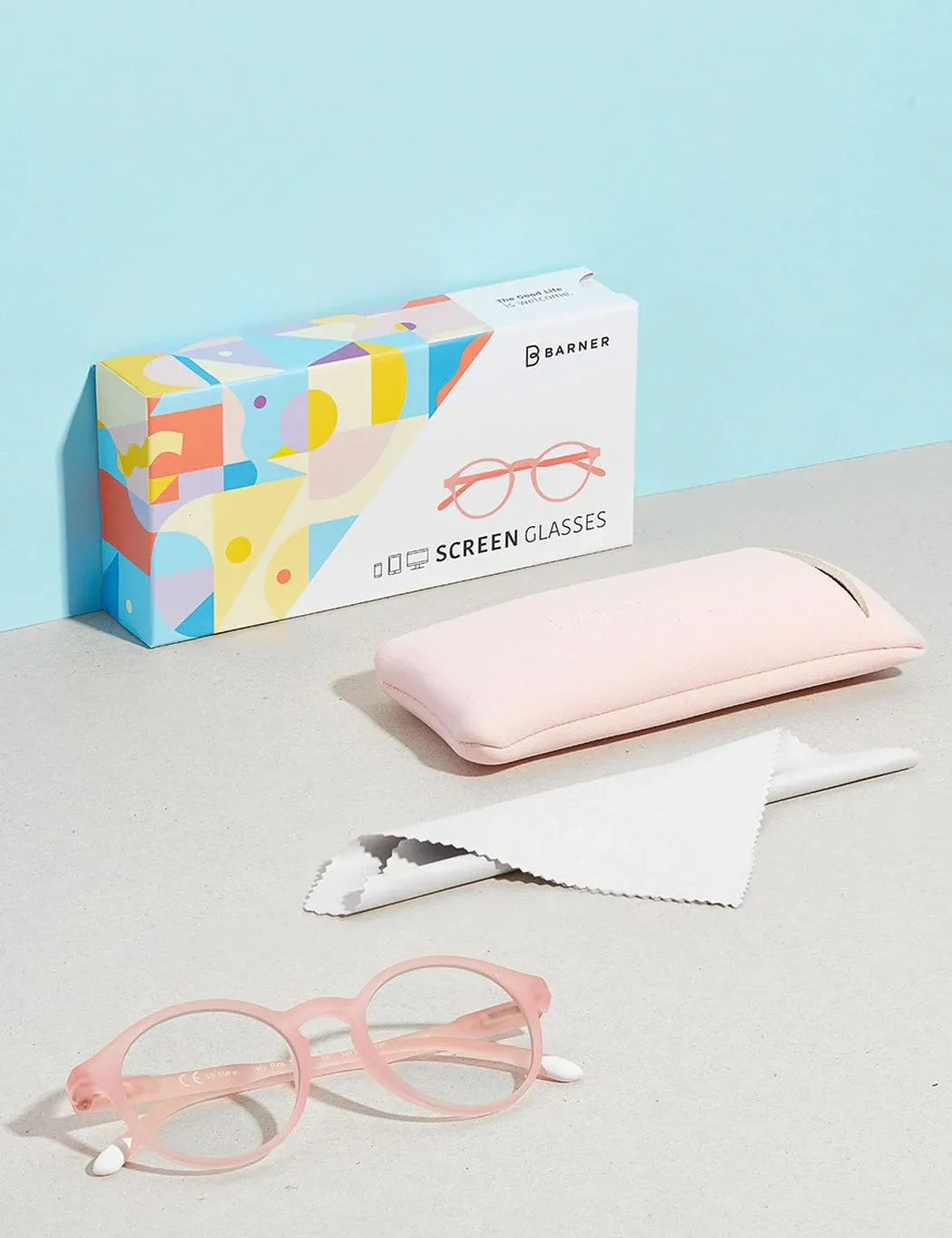 Barner Le Marais Blue Light Computer Glasses - Dusty Pink