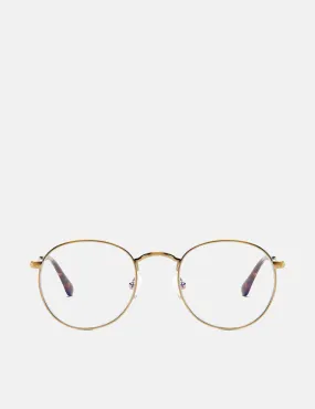 Barner Recoleta Blue Light Computer Glasses - Gold Matte