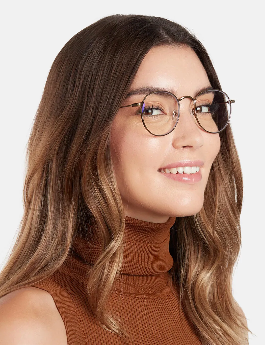 Barner Recoleta Blue Light Computer Glasses - Gold Matte