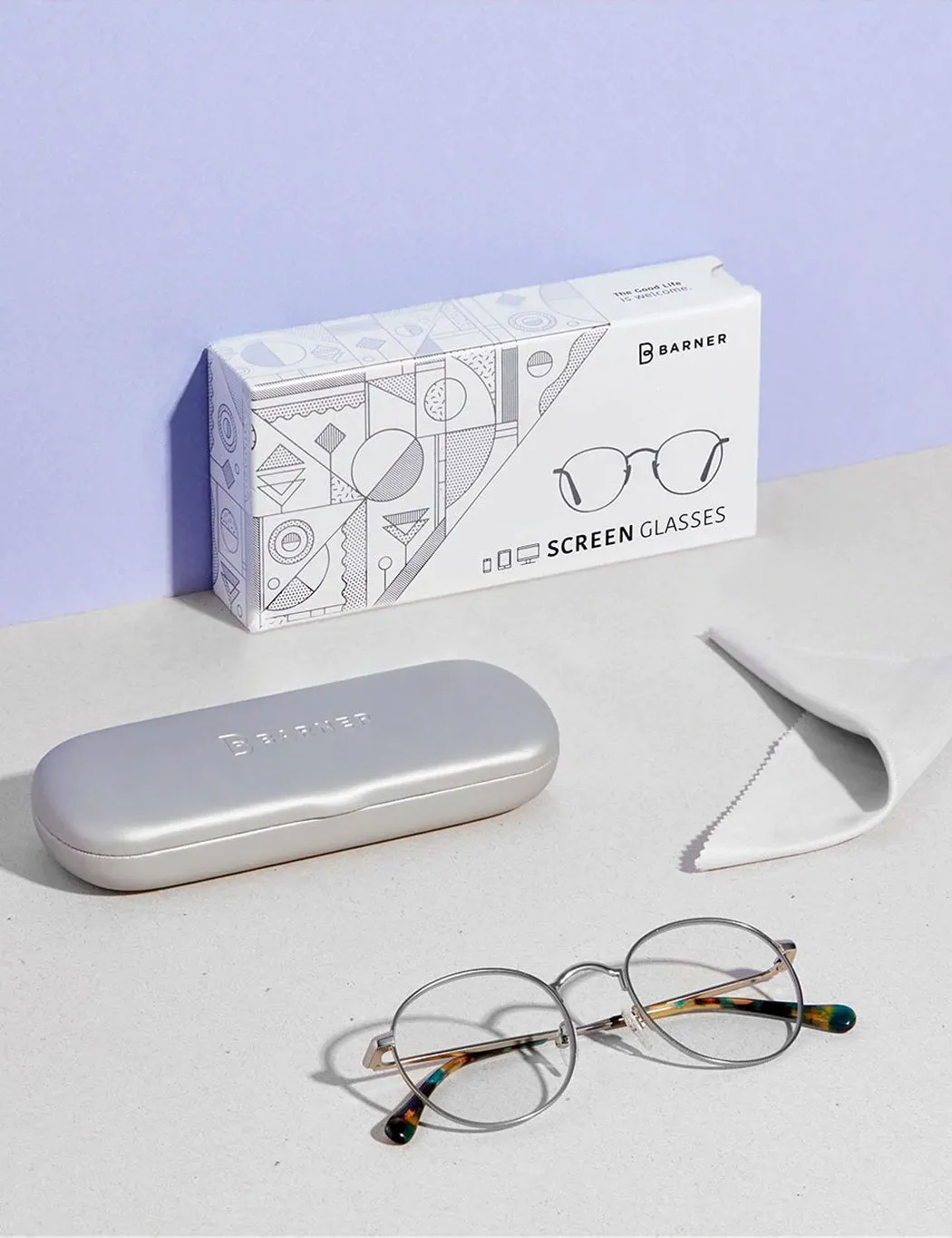 Barner Recoleta Blue Light Computer Glasses - Silver Matte