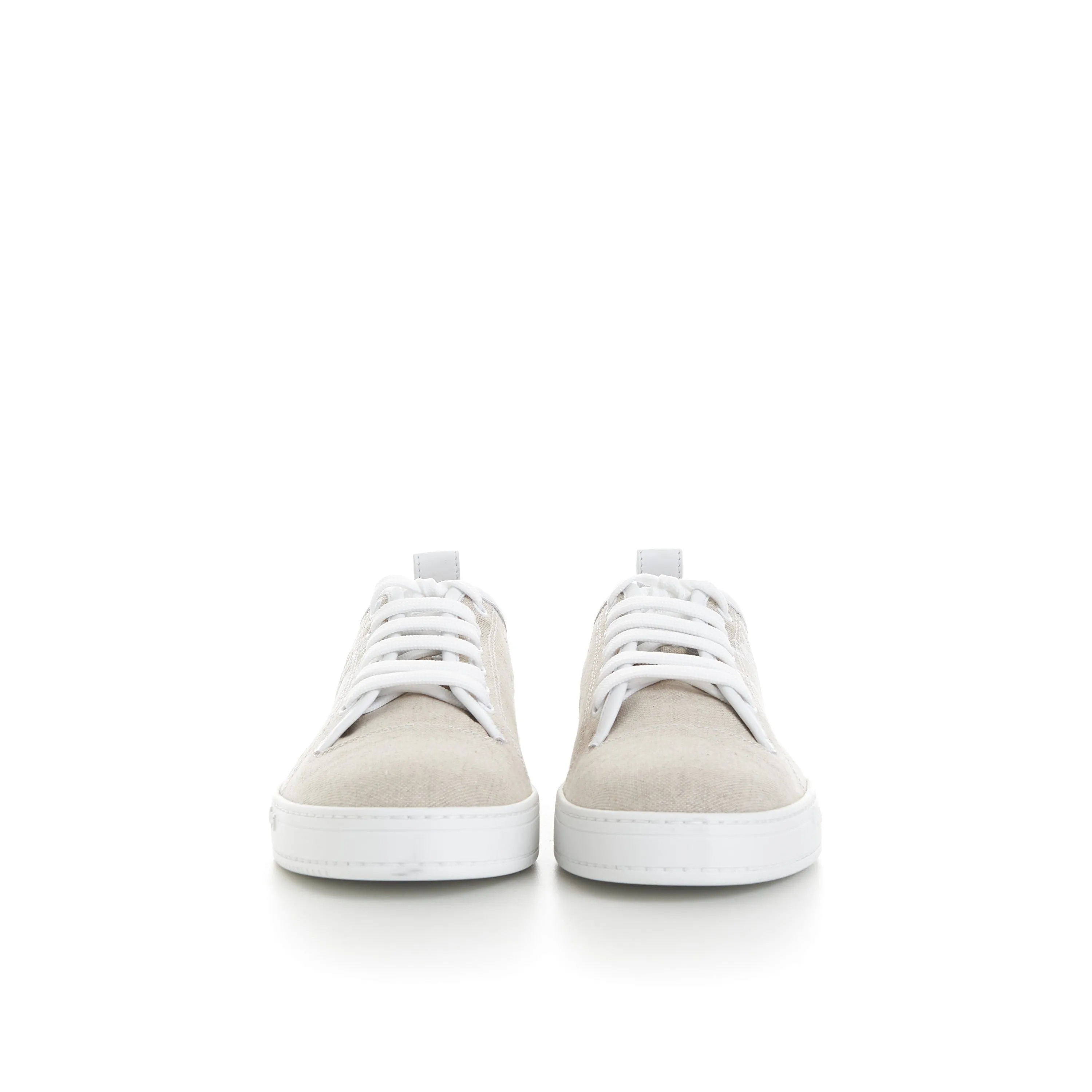 Beige Playtime Low Top Cotton Sneaker - Scritto Design