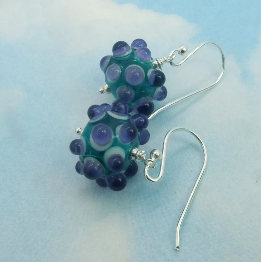 Berry Sputnik Earrings