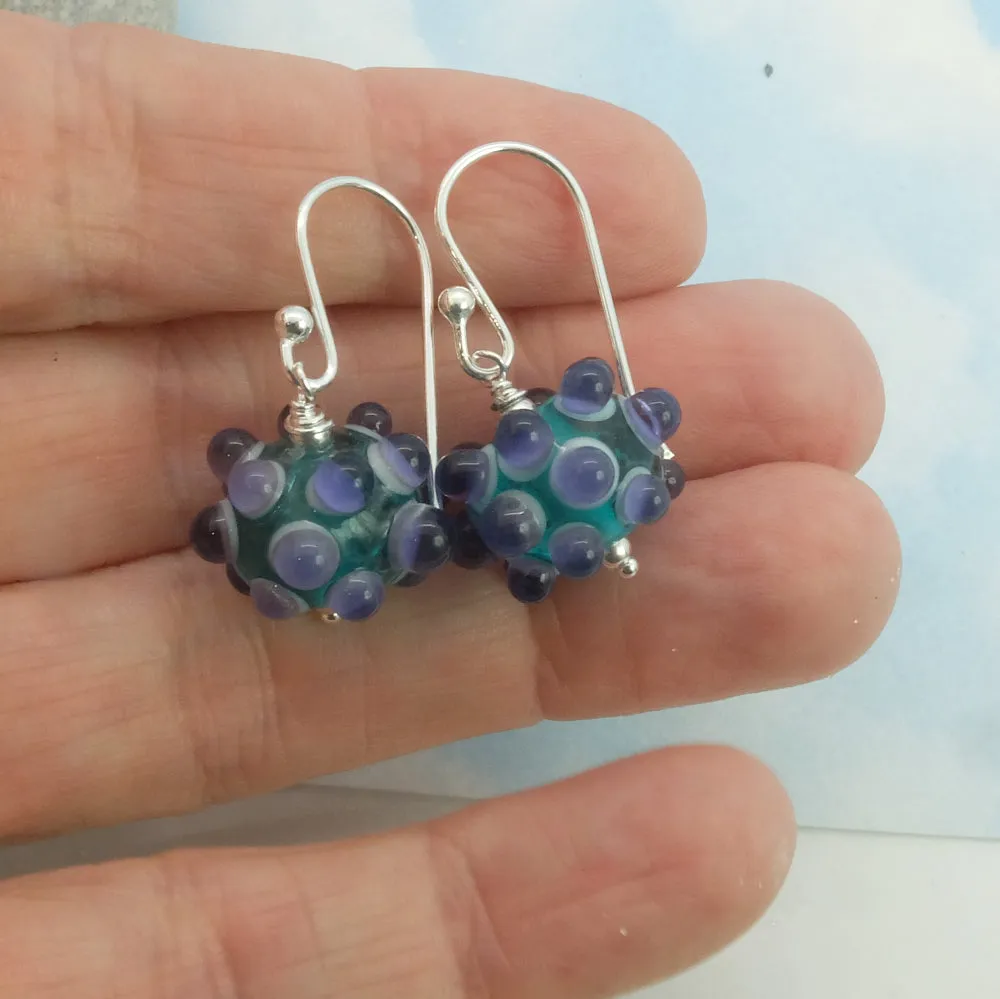 Berry Sputnik Earrings