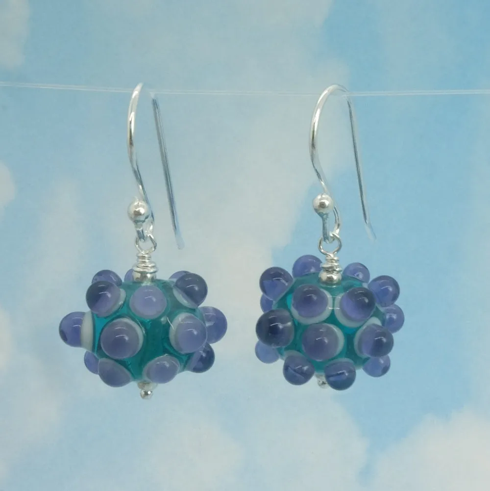 Berry Sputnik Earrings