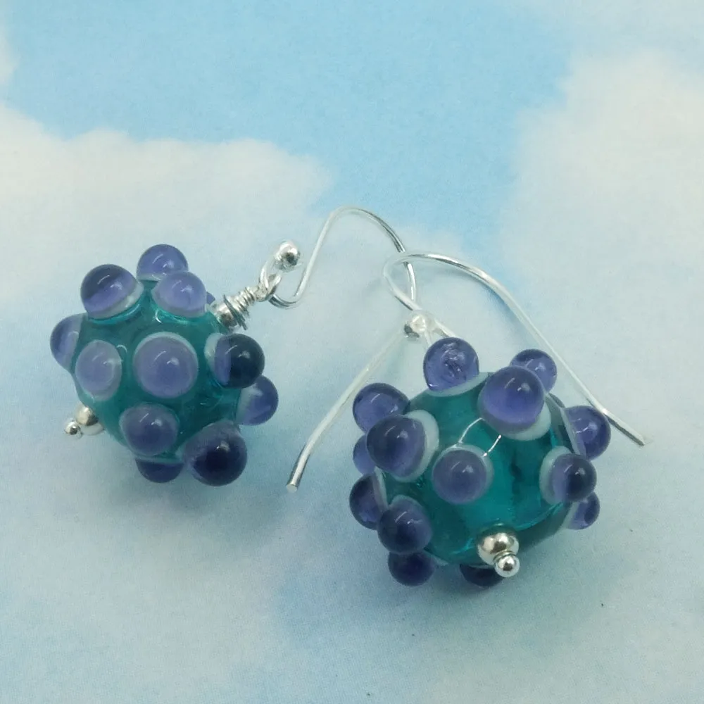 Berry Sputnik Earrings