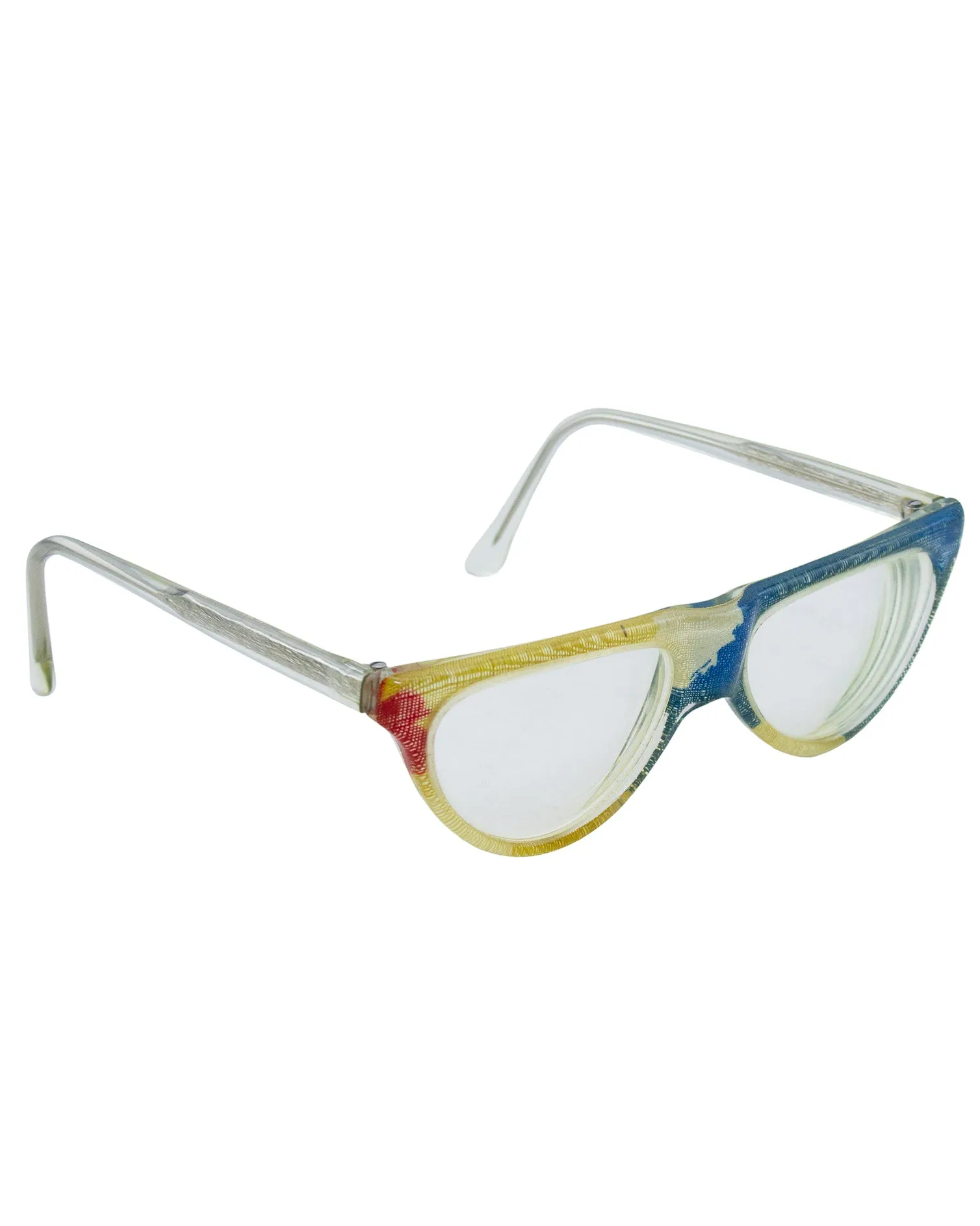 Betty Jackson Blue, Yellow and Red Glasses