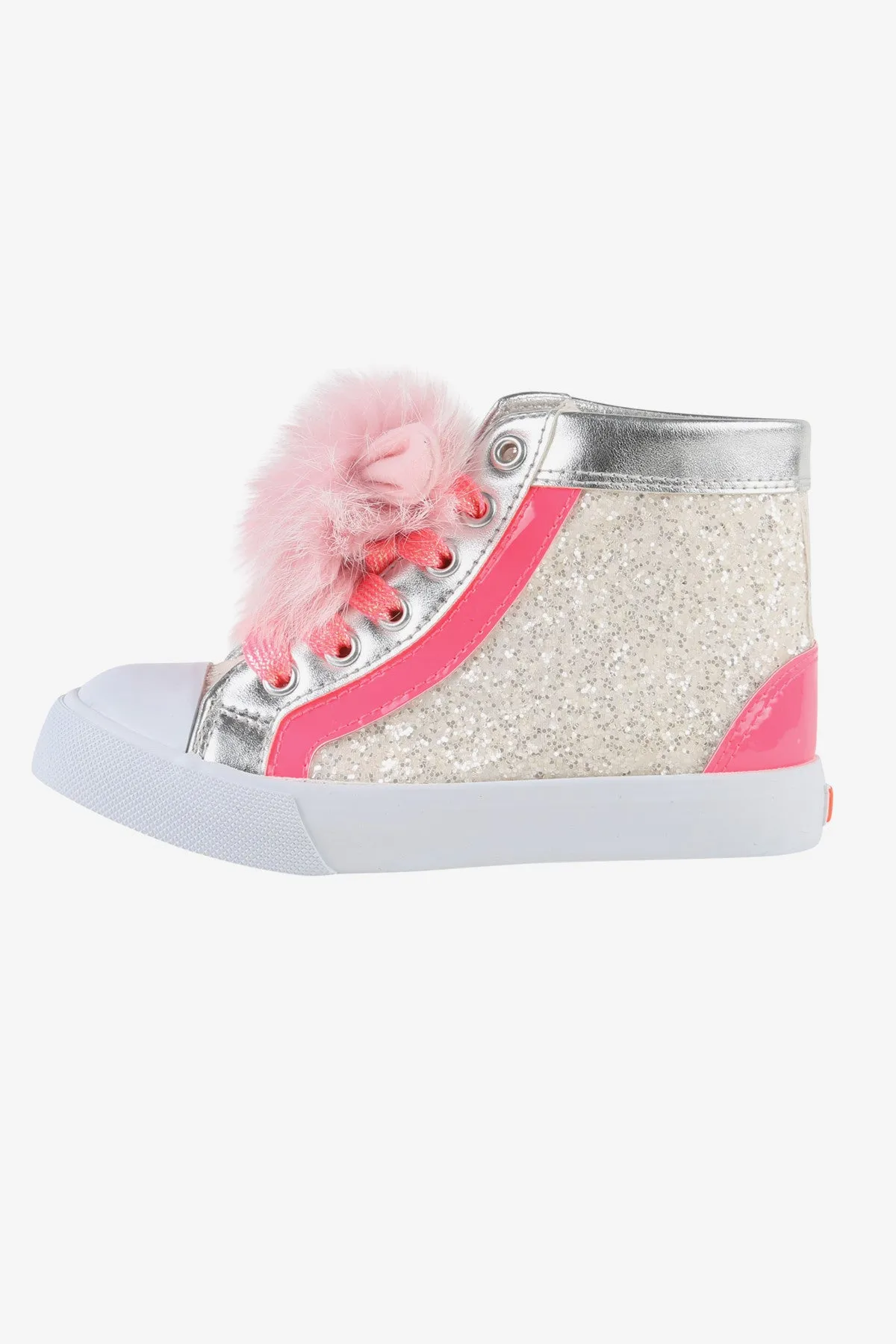 Billieblush Pom Pom High Top Girls Sneaker