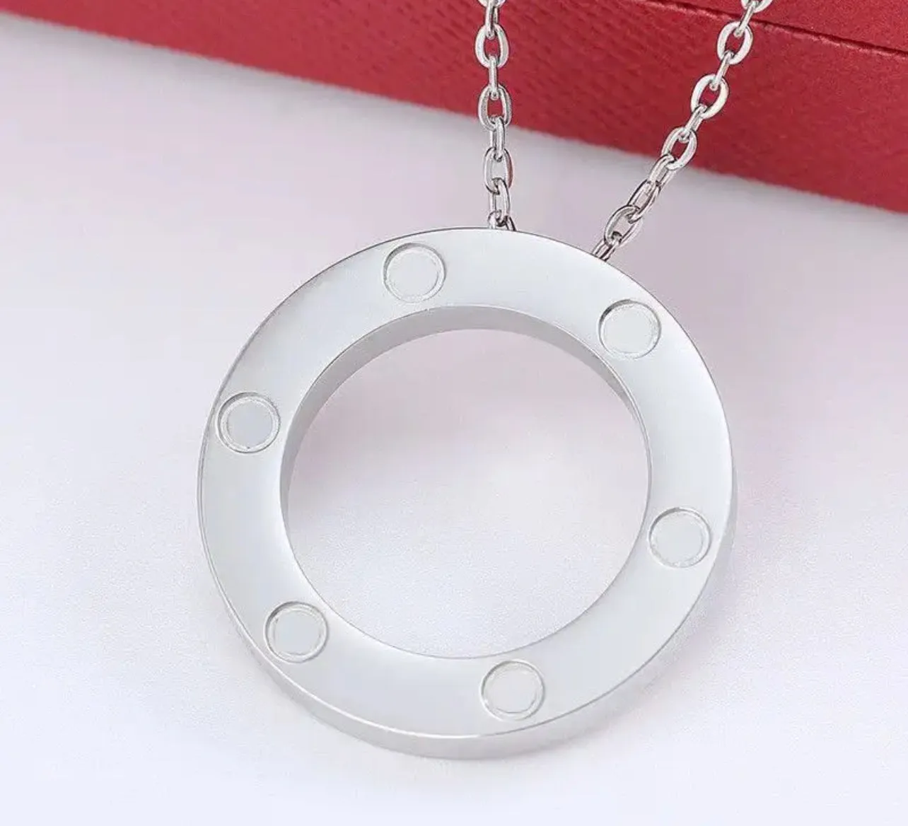 Boho Long Chain Necklace Circle Hollow Metal Stick Pendant Necklaces For Women Fashion Neck Jewelry - S1552292