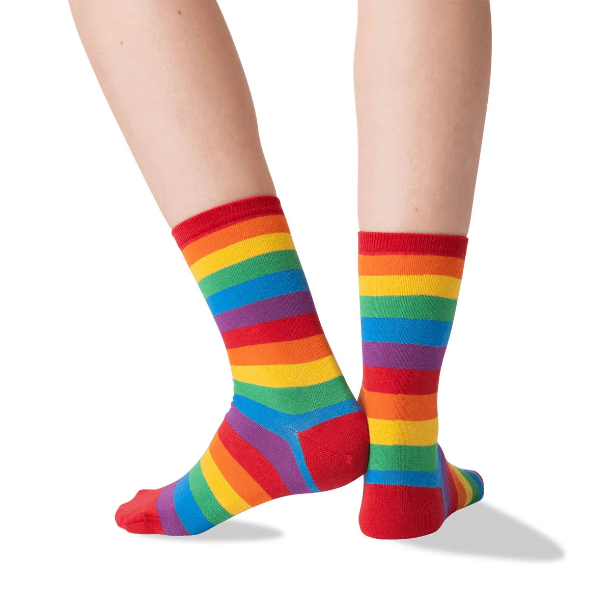 Bold Stripes Crew Socks