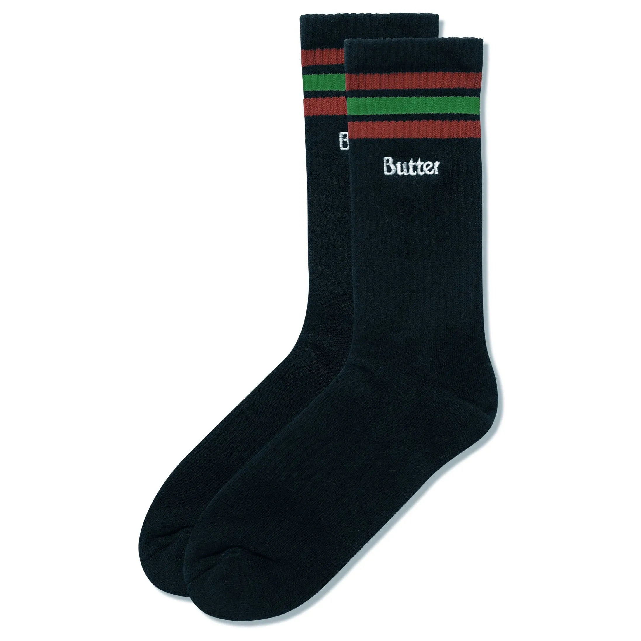 Butter Goods Stripe Socks Q324 Black