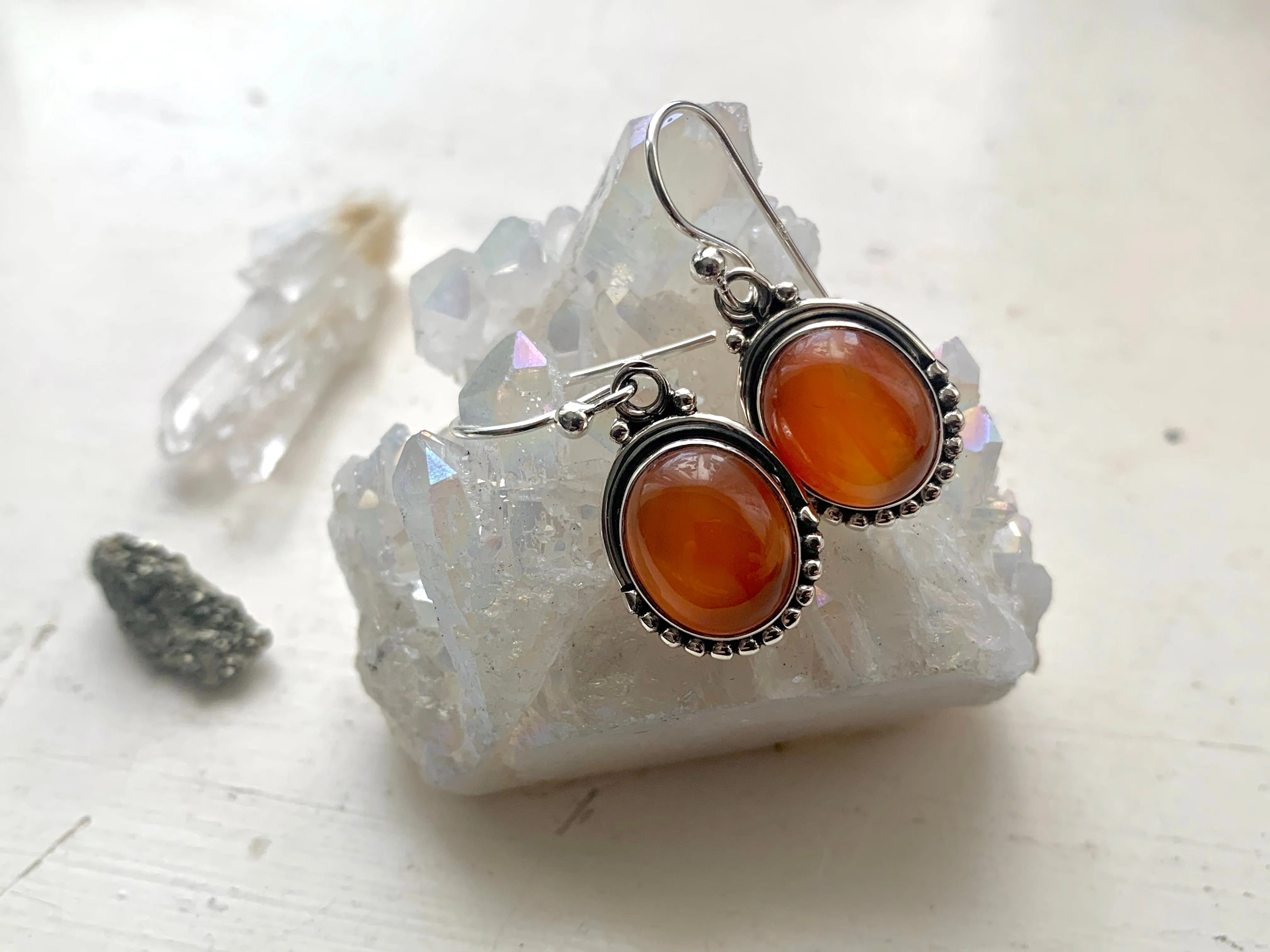 Carnelian Gala Earrings