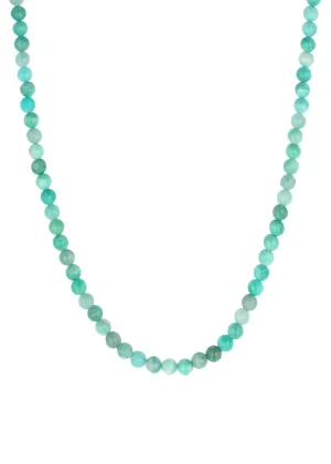 Carter Gemstone Necklace Blue Amazonite