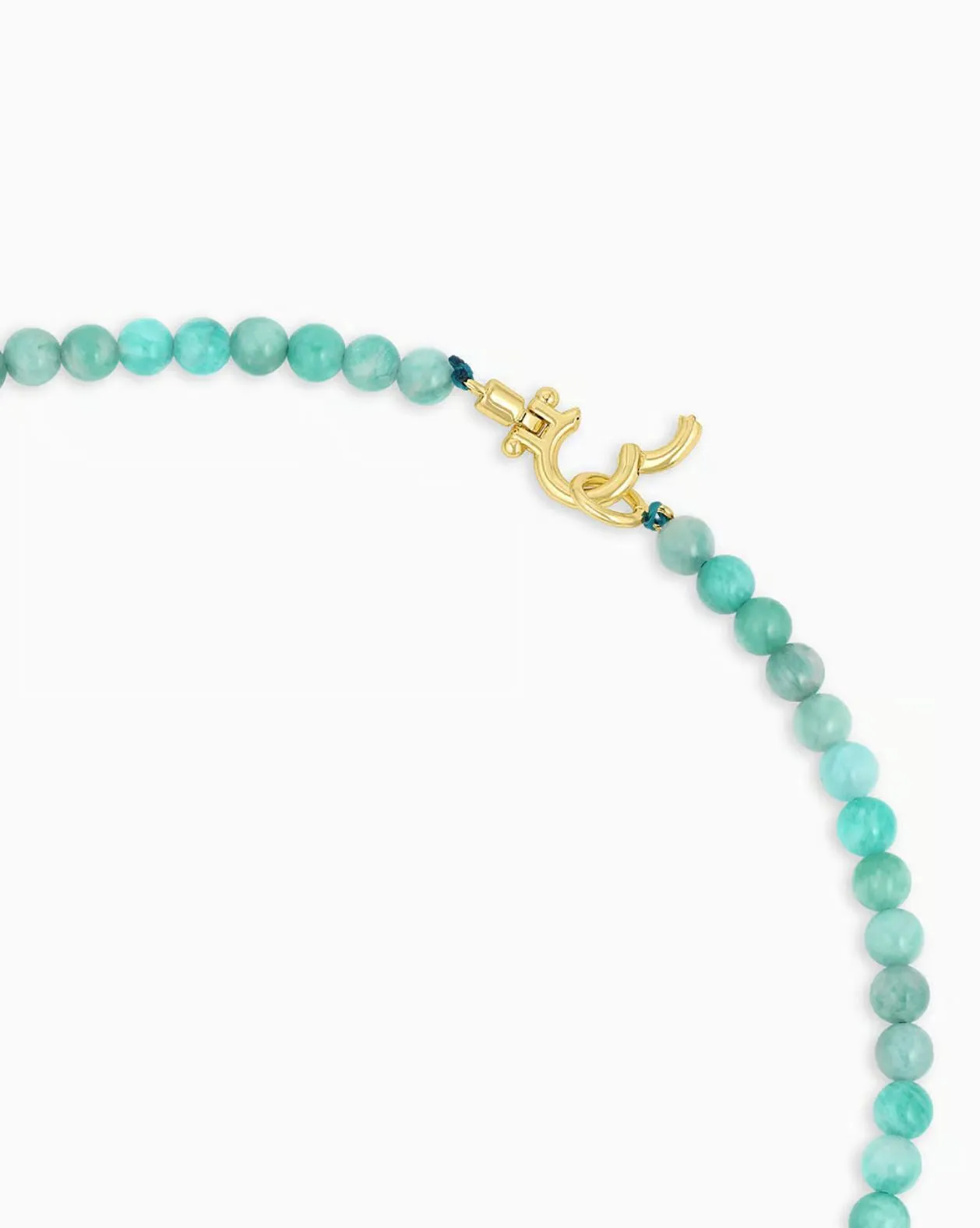 Carter Gemstone Necklace Blue Amazonite