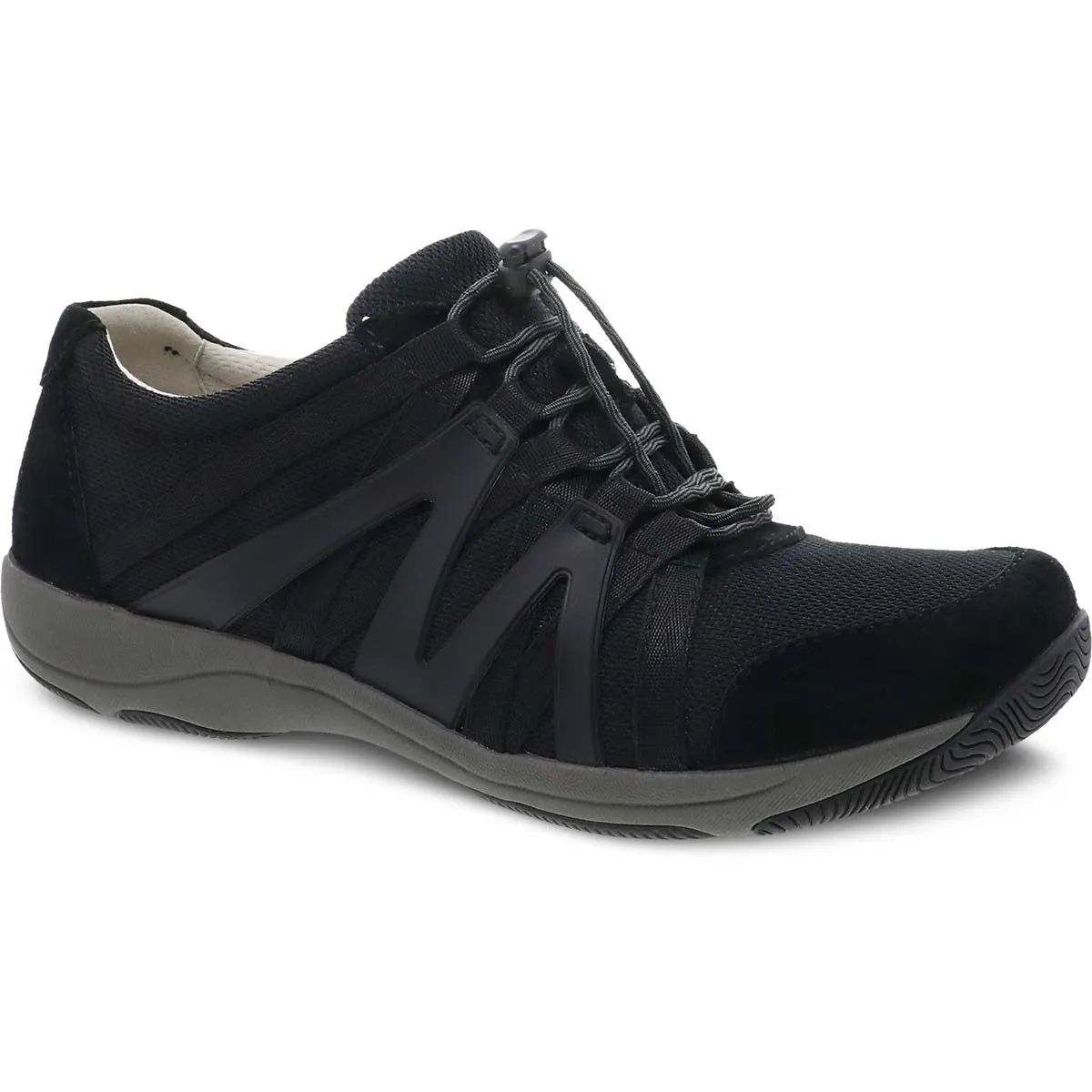 Dansko Henriette Sneaker - Black/Black Suede