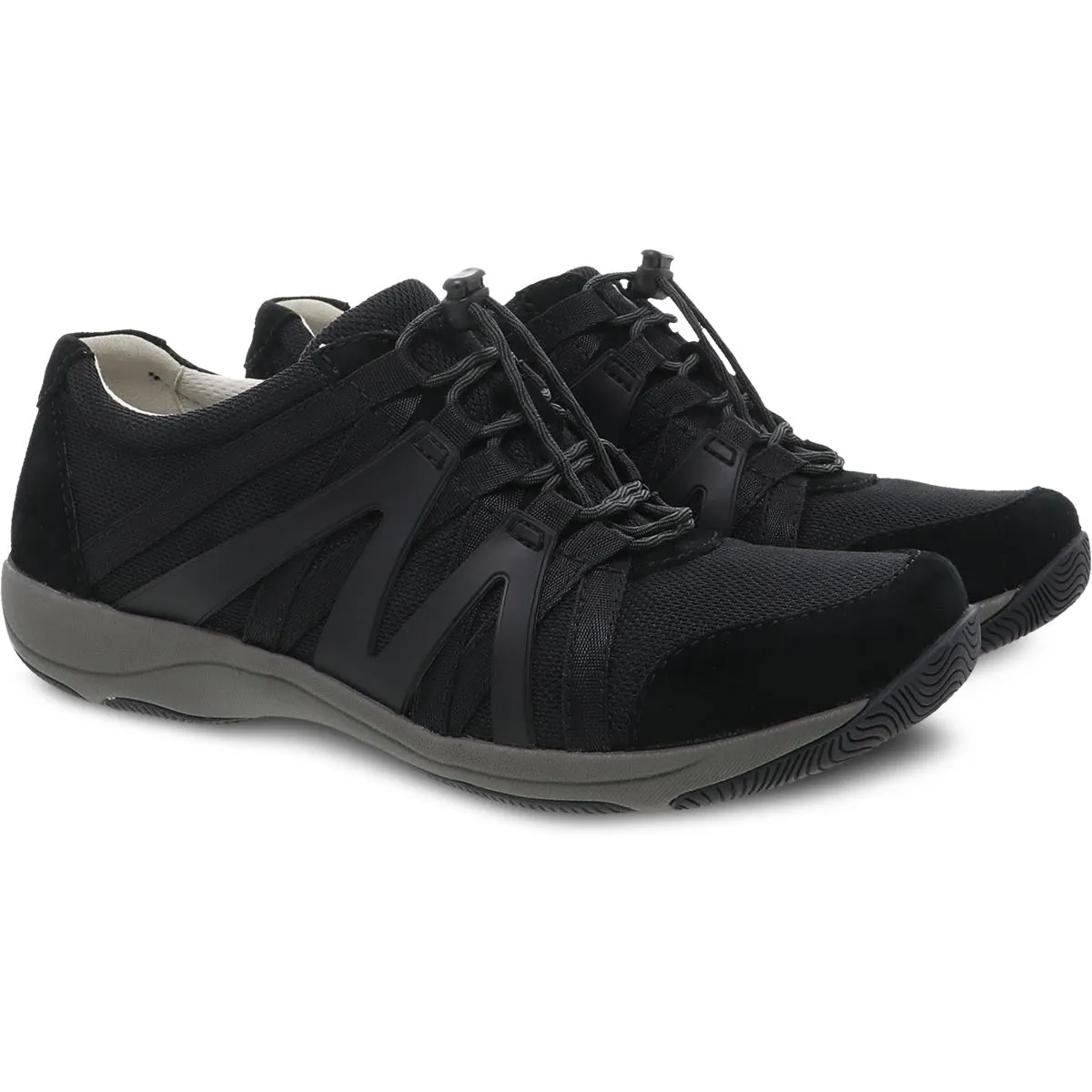 Dansko Henriette Sneaker - Black/Black Suede