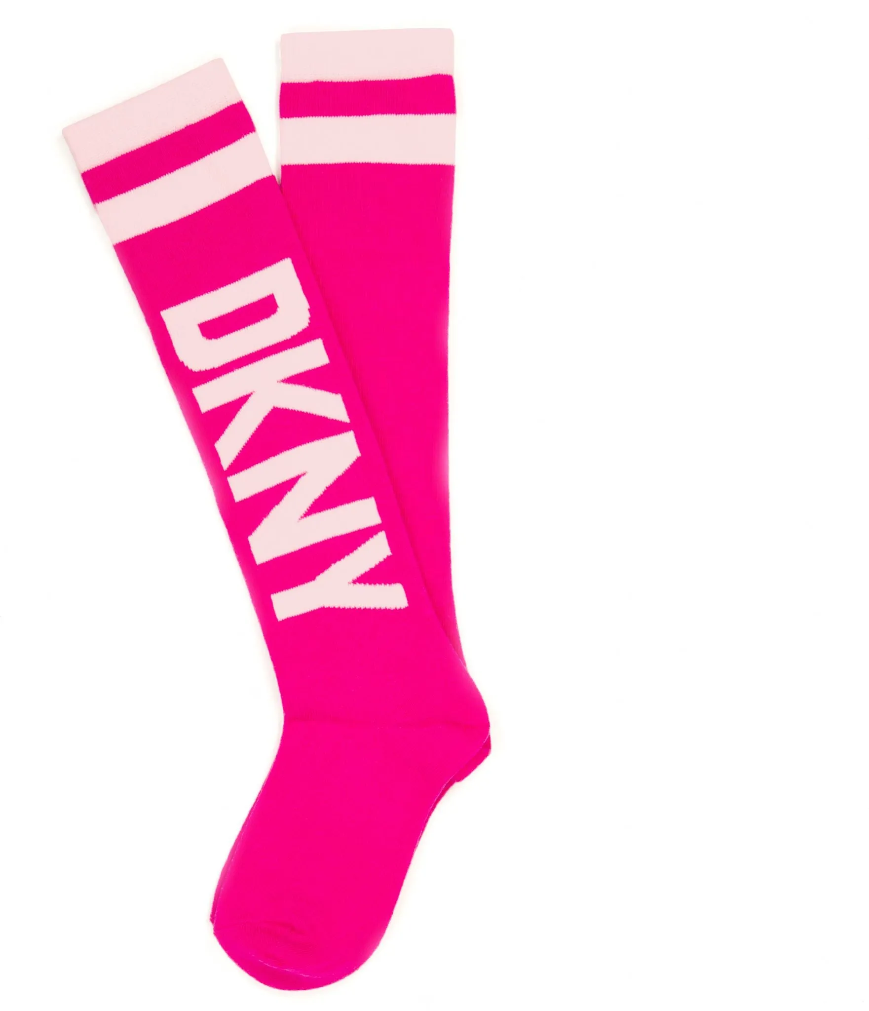 DKNY Girls Fushia Knee High Socks