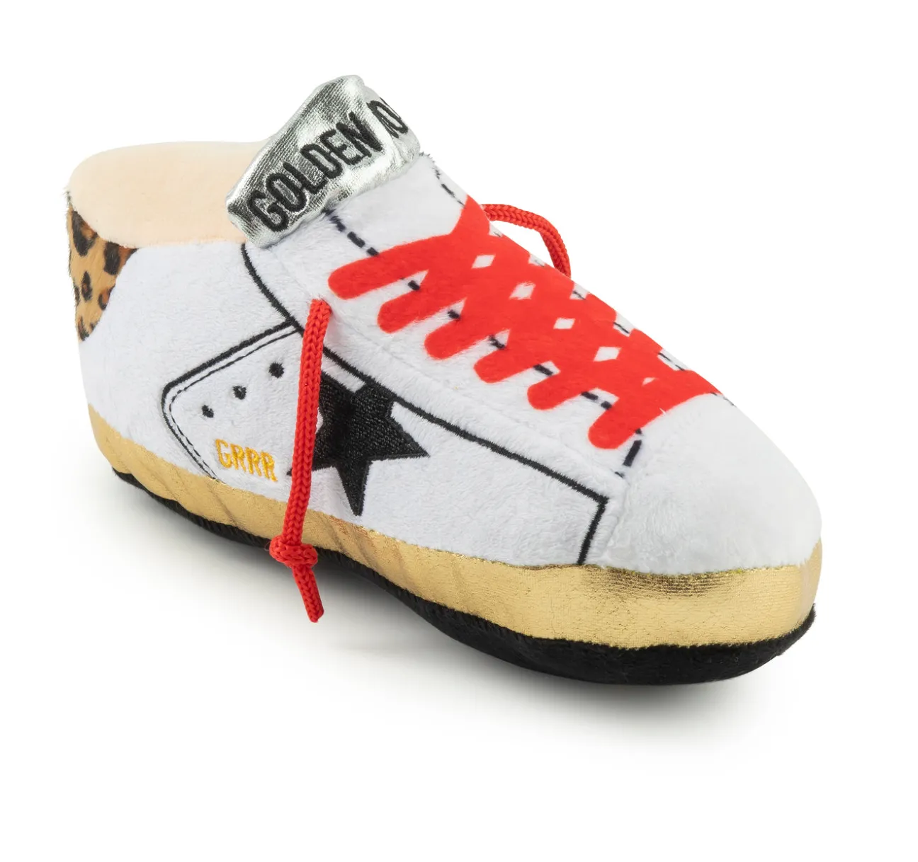 Dog Toy: Golden Pooch Sneaker