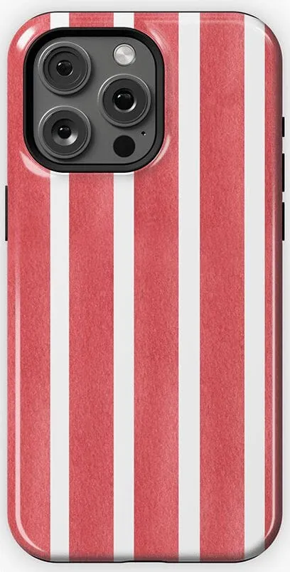 East Coast Summer | Red Stripes Case