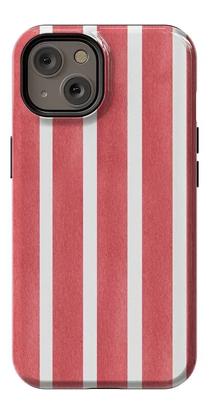 East Coast Summer | Red Stripes Case