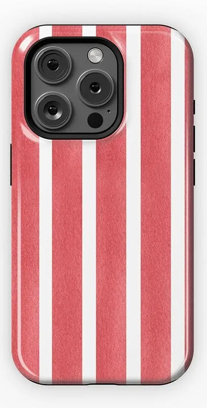 East Coast Summer | Red Stripes Case