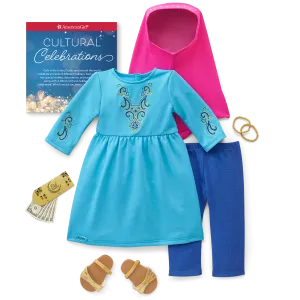 Eid al-Fitr Celebration Outfit for 18-inch Dolls